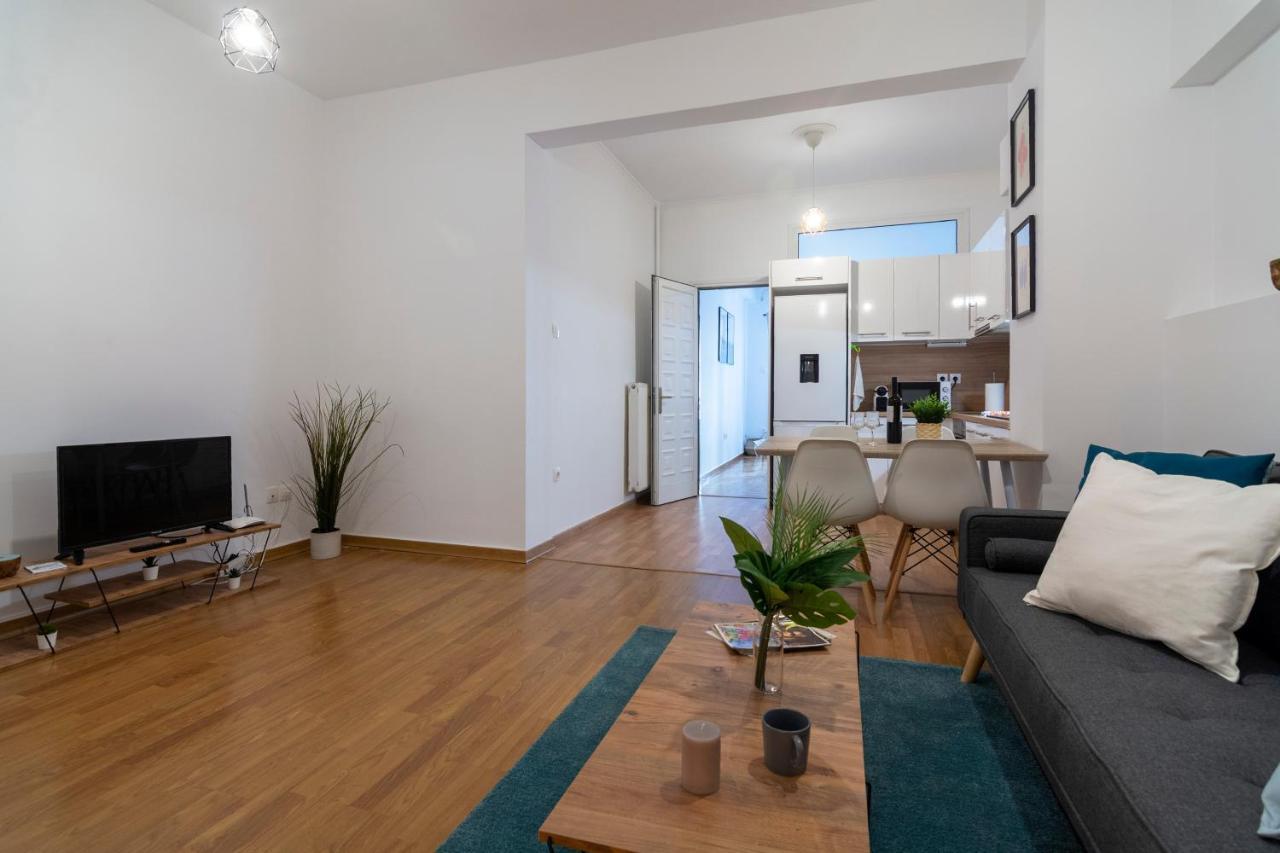Modern 2Bd Apt In Athens , 3-Min Metro Esterno foto